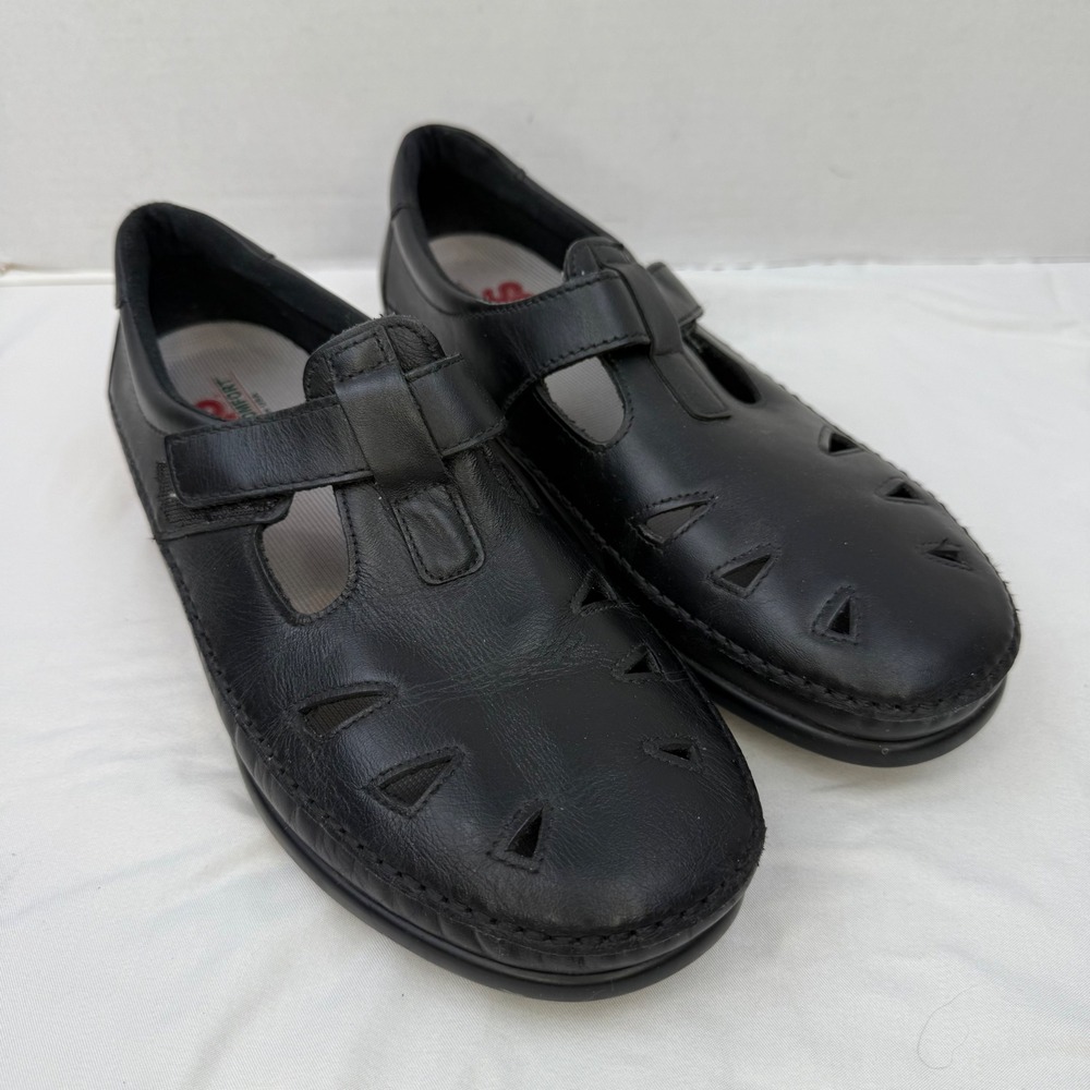 SAS Tripad Comfort Black Leather Mary Jane Walking Shoes Womens 11 M Made in USA
